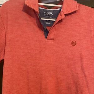 Chaps Men's Polo in Rich Red